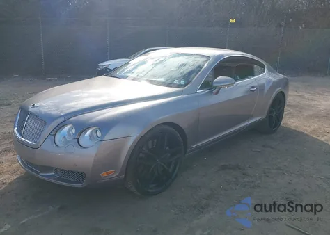 2004 Bentley Continental Gt from USA, damaged, VIN SCBCR63W04C022478